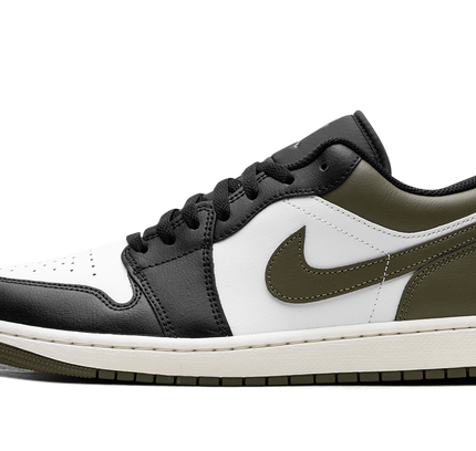 Air Jordan 1 Low "Black Toe Medium Olive"