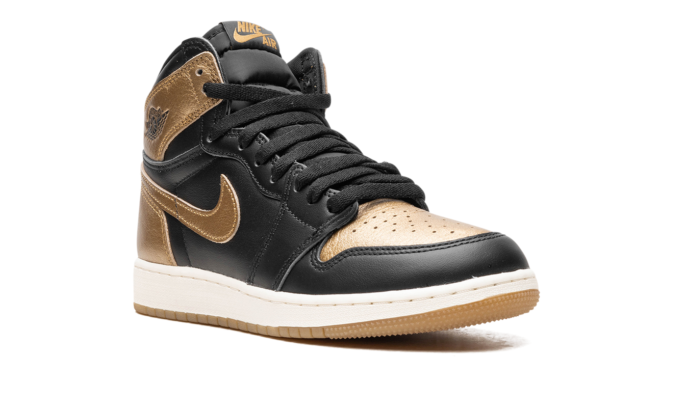 Air Jordan 1 GS "Black Metallic Gold"