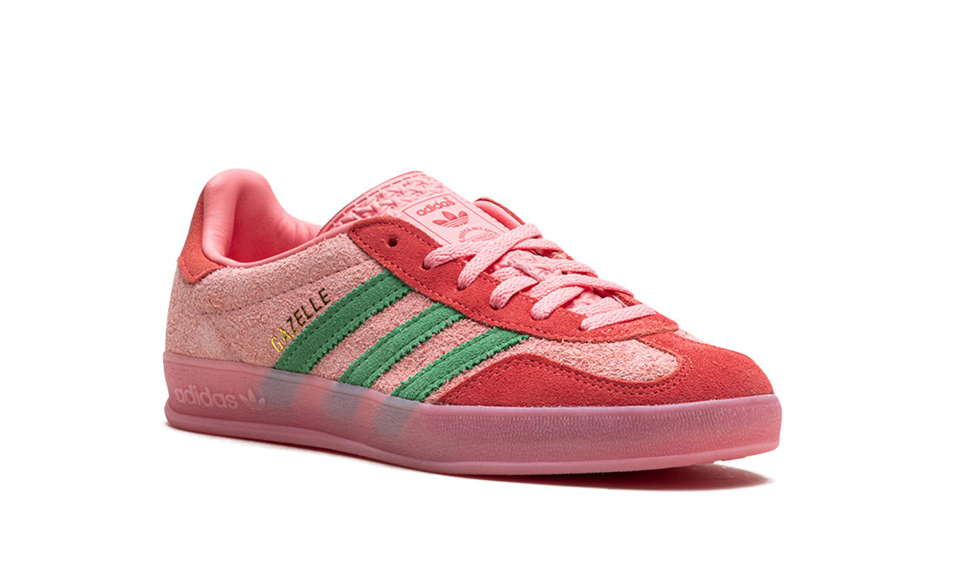 Adidas Gazelle Indoor WMNS "Semi Pink Spark Preloved Scarlet"