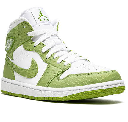 Air Jordan 1 MID SE WMNS "Green Python"